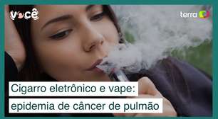Cigarro eletrônico e vape podem levar à epidemia de câncer de pulmão