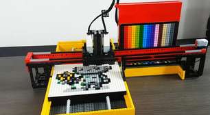 Impressora transforma comandos de IA em "obras-primas" de Lego