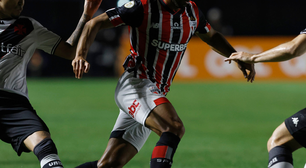 Em jogo ruim do São Paulo, Lucas lamenta derrota para o Vasco no Brasileirão