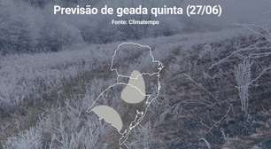 Sul do Brasil tem frio intenso e previsão de geada nesta quinta