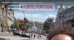 Após casamento, Murilo Couto passa lua de mel sozinho em Portugal
