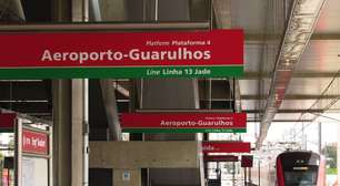 Trem que vai até o Aeroporto de Guarulhos deve ter extensão, diz governo de SP