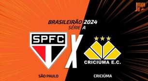São Paulo x Criciúma, AO VIVO, com a Voz do Esporte, às 18h30