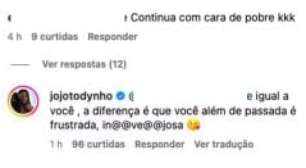 Jojo Todynho perde a paciência ao ser acusada de continuar com 'cara de pobre': 'Invejosa'