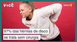 97% dos casos de hérnia de disco podem ser tratados sem cirurgia