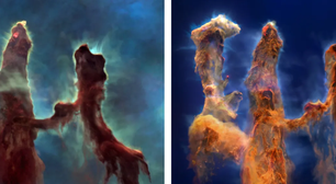 NASA lança belíssima visualização em 3D dos Pilares da Criação
