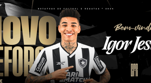 Botafogo anuncia a contratação do atacante Igor Jesus