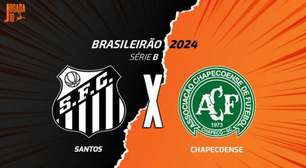 Santos x Chapecoense, AO VIVO, com a Voz do Esporte, às 17h30