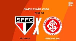 São Paulo x Internacional, pelo Brasileirão Sub-20: onde assistir, escalações e arbitragem
