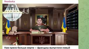 O mistério por trás de desenho animado anti-Zelensky e pró Rússia que viralizou