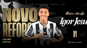 Botafogo anuncia a contratação Igor Jesus, que estava no Shabab Al-Ahli