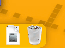 Aplicativo usa moscas animadas para avisar quando é hora de tirar o lixo do seu computador