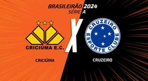 Criciúma x Cruzeiro: onde assistir, escalações e arbitragem