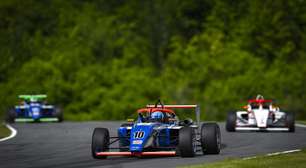 USF2000: Lucas Fecury mostra velocidade e se coloca entre os mais rápidos em Mid-Ohio em teste realizado na chuva