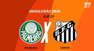 Palmeiras x Santos pelo Brasileiro Sub-20: onde assistir, escalações e arbitragem