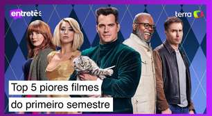 Top 5 piores filmes do primeiro semestre de 2024