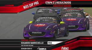 AMIKA MX5 Pro: Eduardo Barrichello e Felipe Barrichello vencem corridas em Navarra