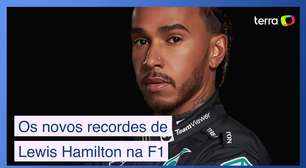 Lewis Hamilton não cansa de bater recordes em sua carreira