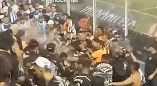 Organizadas do Ceará entram em conflito antes de jogo contra o Paysandu; Veja imagens