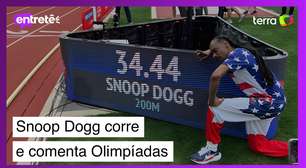 Snoop Dogg vira comentarista esportivo e corre 200 metros rasos