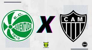 Juventude x Atlético-MG: prováveis escalações, onde assistir, retrospecto e palpites