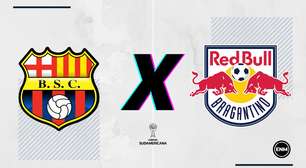 Barcelona de Guayaquil x Red Bull Bragantino: Escalações, desfalques, retrospecto, onde assistir, arbitragem e palpites