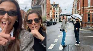 Aventura em Londres! Ingrid Guimarães e Mônica Martelli compartilham gafe em restaurante