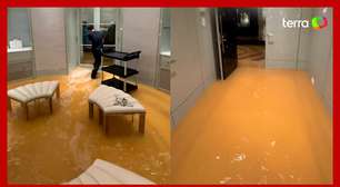 Cantor Drake mostra sua mansão sendo inundada no Canadá