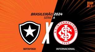 Botafogo x Internacional: onde assistir, escalações e arbitragem