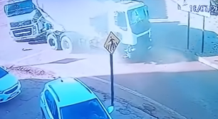 Motorista de betoneira dá ré e esmaga caminhoneiro após discussão de trânsito em MT