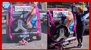 Cantora comemora separação com 'carreata do divórcio' em Minas Gerais