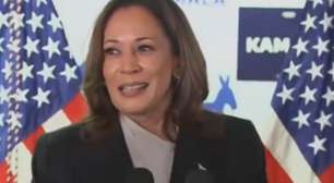 Kamala Harris defende aborto e diz que já enfrentou "predadores que abusaram de mulheres"