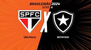 São Paulo x Botafogo: onde assistir, escalações e arbitragem