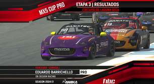 AMIKA MX5 Pro: Em Laguna Seca, Dudu Barrichello e Marcos Paiva vencem grandes corridas