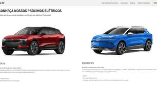 Equinox e Blazer elétricos já estão no site da Chevrolet - Confira as imagens