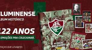 Fluminense anuncia álbum de figurinhas no aniversário de 122 anos do clube