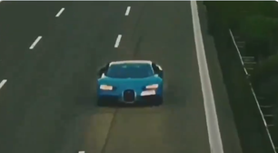 Veja o Bugatti a 414 km/h numa estrada sem limite de velocidade