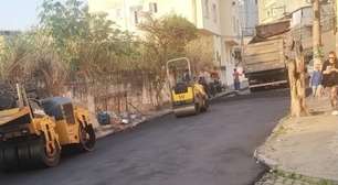 Após mobilização de moradores do Morro do Pinto, obras de pavimentação voltam a todo vapor