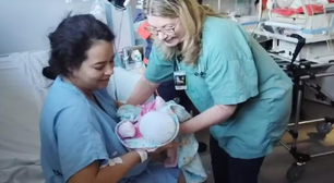 Veja momento em que mãe reencontra bebê sequestrada em hospital