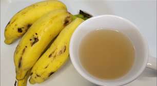 Receita de chá de banana que seca barriga