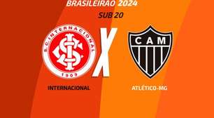 Internacional x Atlético-MG (Brasileirão Sub-20): onde assistir, escalações e arbitragem