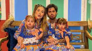 Toda a família no clima! Virgínia Fonseca combina lookinhos de festa julina com Zé Felipe e com as filhas; veja