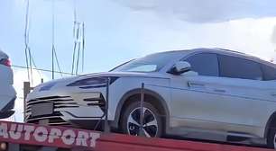 Novo BYD Song Plus é flagrado sem camuflagem no Brasil