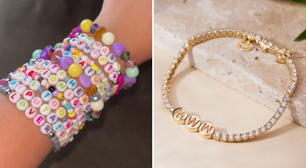 De ouro e prata, 'pulseiras da amizade' se tornam itens de luxo e custam mais de R$ 50 mil