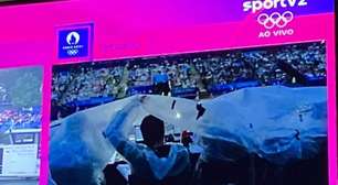 Jogos Olímpicos: SporTV e Globo registram perrengue com chuva em Paris