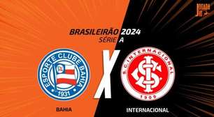 Bahia x Internacional, AO VIVO, com a Voz do Esporte, às 18h30