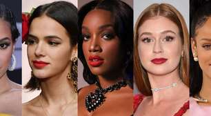 Batom vermelho na maquiagem: 50 fotos de famosas com a cor + segredos e dicas de expert para nunca mais errar