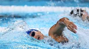 Mafê avança para final dos 400m livre feminino na natação
