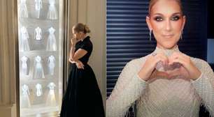 Dior publica detalhes do vestido de Celine Dion para cerimônia