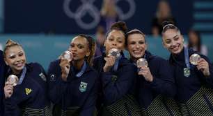 Liderada por Rebeca Andrade, equipe reconhece erros, mas celebra bronze: 'Foi fruto de trabalho duro'